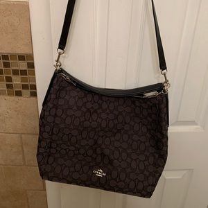 Black Coach Monogram Bag